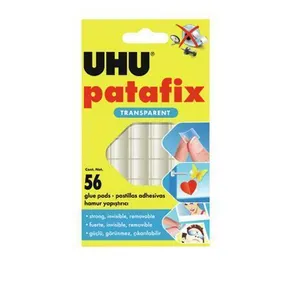 Montážní guma UHU Patafix Clear transparentní, 56 ks